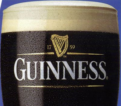 ギネスビールの黒ビール
