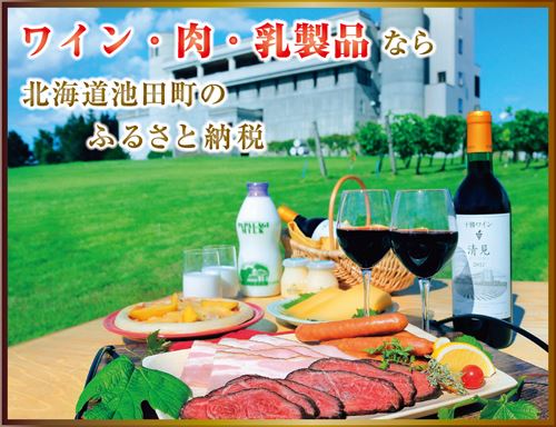 ふるさと納税北海道池田町の返礼品ではハンバーグの他に「十勝ワイン」なども人気です。