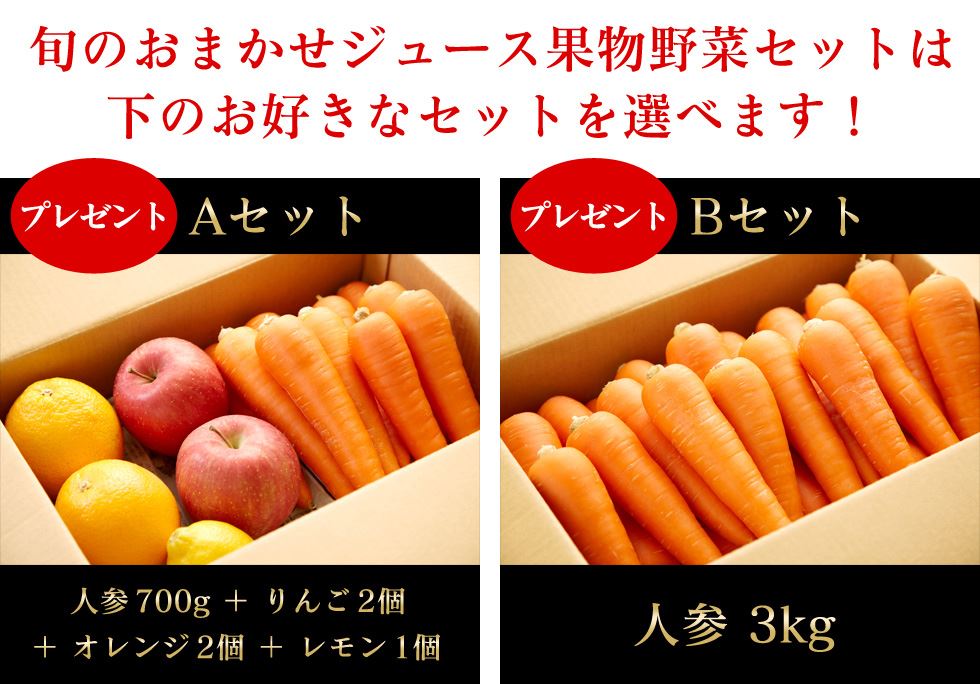 クビンス スロージューサーキレイshopさん特典果物野菜セットその1