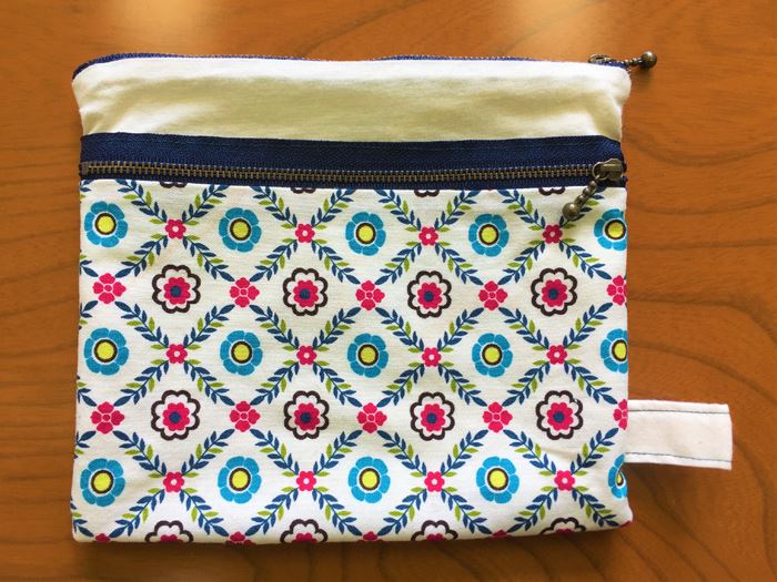 ハンドメイド作品 シンガ―ミシンで作ったポーチその1