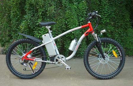 シマノ6段ギア＆油圧サスベンション搭載MTBタイプモペット型電動自転車「フォルスト3」