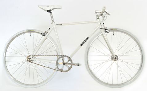 日本の自転車ブランド、クレイジーシープ（CRAZYSHEEP）のムーンリジット（MOONRIDGE）シングルスピードバイク