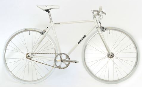 日本の自転車ブランド、クレイジーシープ(CRAZYSHEEP)のムーンリジット(MOONRIDGE)シングルスピードバイク