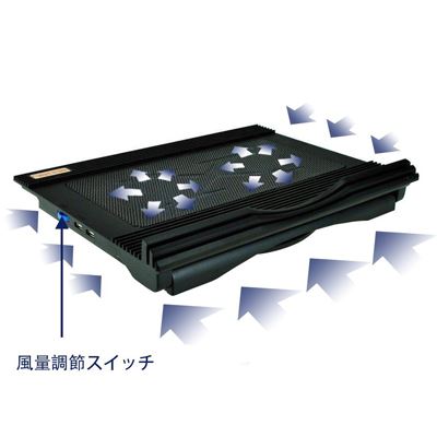 ノートPC クーラー パッド 冷却ファン 搭載 冷え冷え シート