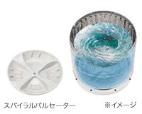 ハイアールの洗濯機「スパイラルパルセーター」の仕組み
