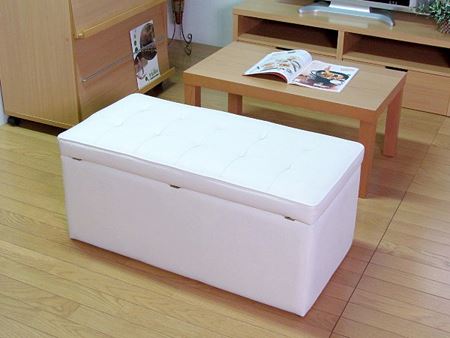 収納スツール ベンチ式